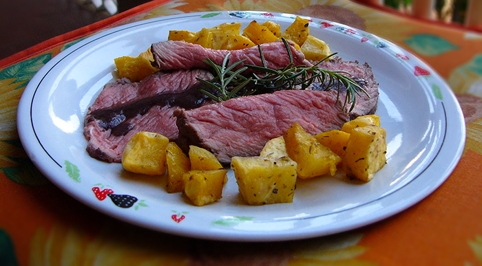 Roast Beef all'inglese con patate