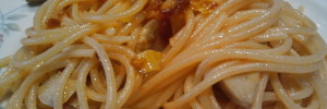Spaghetti carciofi e bottarga